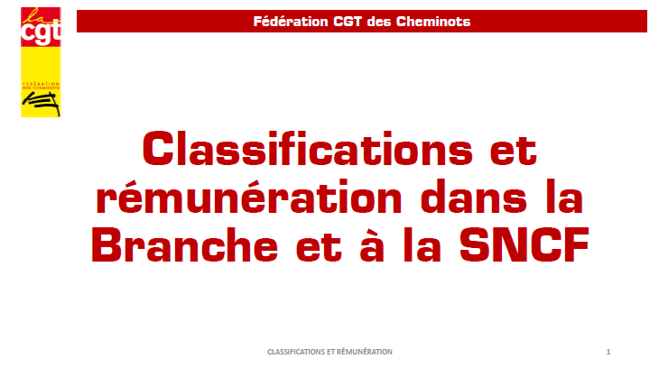 Livret Classifications et rémunération dans la Branche et à la SNCF